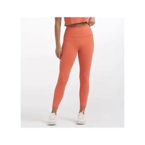 Vuori Grapefruit Orange Studio Pocket Leggings Workout Activewear Size Medium